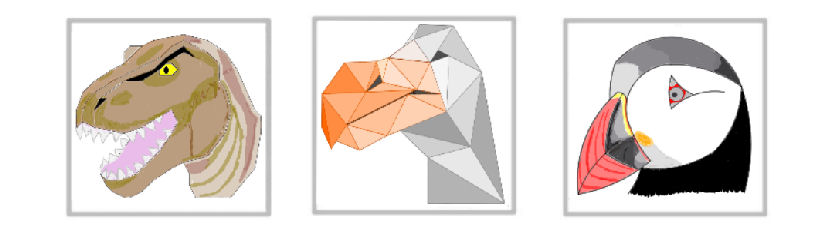 animal polygonal et dessin géométrique en maths