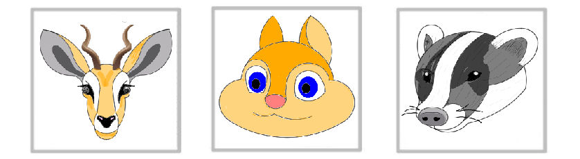 animal compassé et dessin géométrique en maths